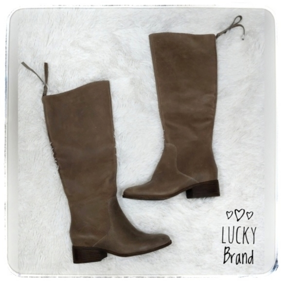 Lucky Brand Brindle Tuscadero Knee High Boots - Picture 3 of 8